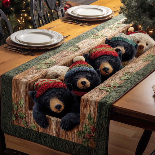 Snug Bears Quilted Table Runner GFTOQM1024