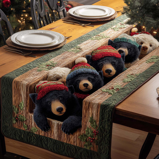 Snug Bears Quilted Table Runner GFTOQM1024