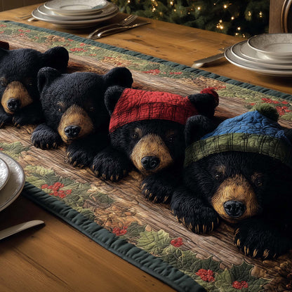 Winter Cubs Quilted Table Runner GFTOQM1028