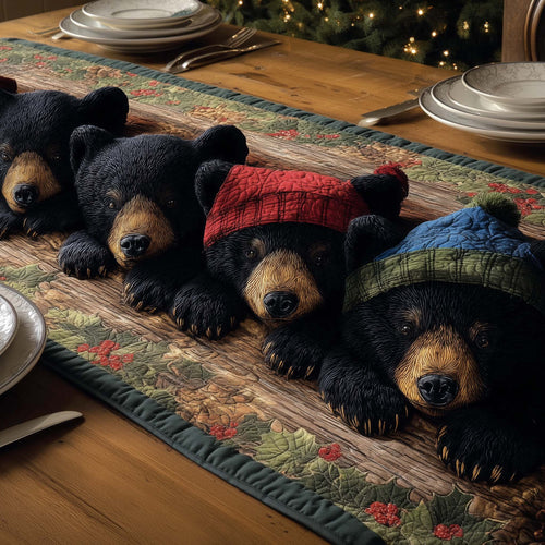 Winter Cubs Quilted Table Runner GFTOQM1028
