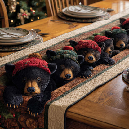 Cozy Cubs Quilted Table Runner GFTOQM1029