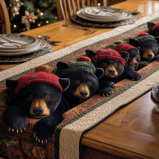 Cozy Cubs Quilted Table Runner GFTOQM1029