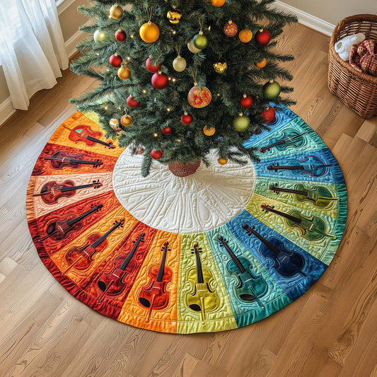 Spectrum Violins Quilted Tree Skirt GFTOQM1058