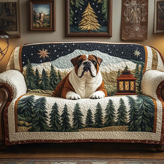 Mountain Bulldog Quilted Sofa Cover GFTOQM1075