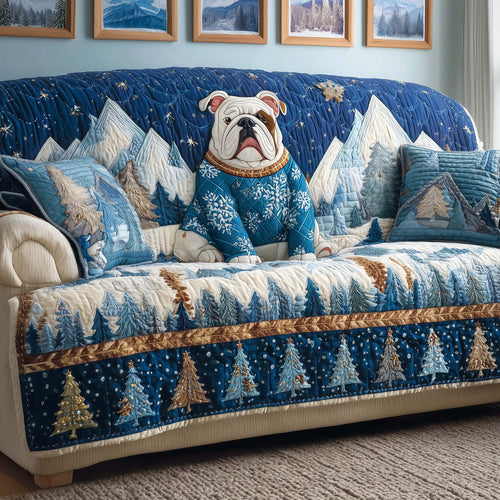 Winter Sweater Quilted Sofa Cover GFTOQM1076