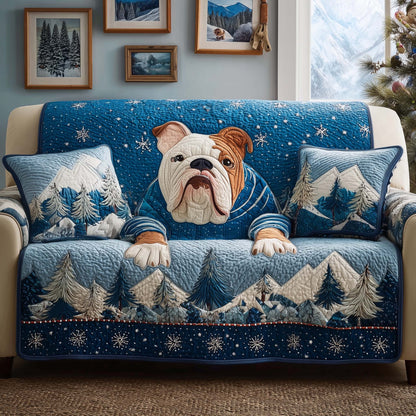 Alpine Bulldog Quilted Sofa Cover GFTOQM1077