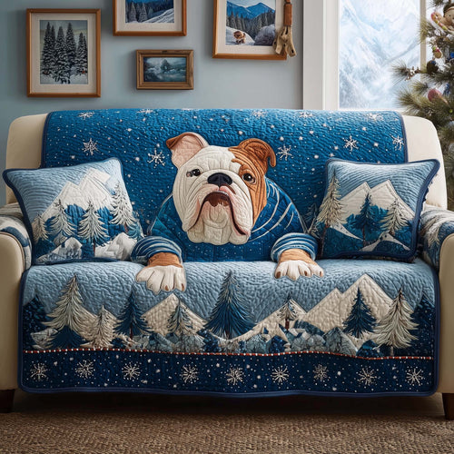 Alpine Bulldog Quilted Sofa Cover GFTOQM1077
