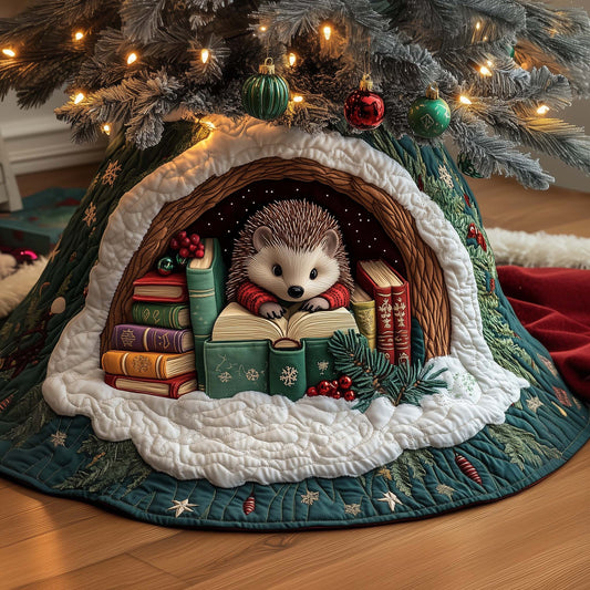 Reading Hedgehog Quilted Tree Skirt GFTOQM1094