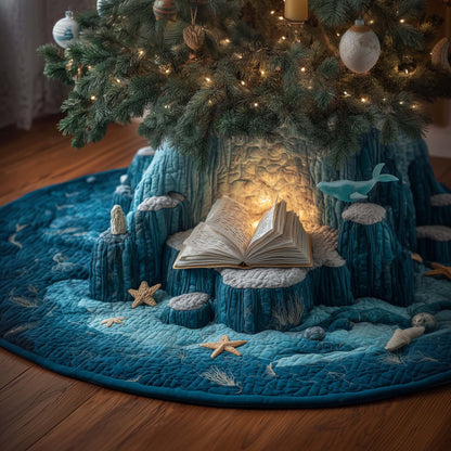Ocean Story Quilted Tree Skirt GFTOQM1098