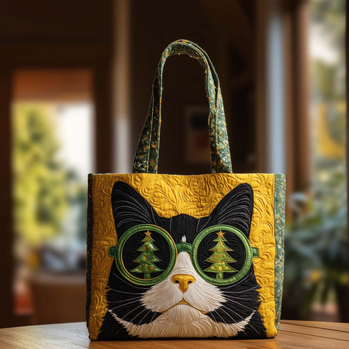 Cat Quilted Tote Bag GFTOQM10