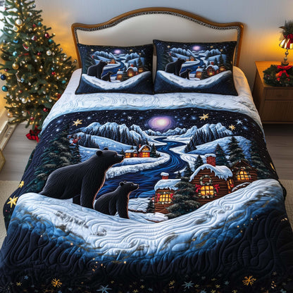 Winter Journey 3-Piece Quilted Bedding Set GFTOQM1112