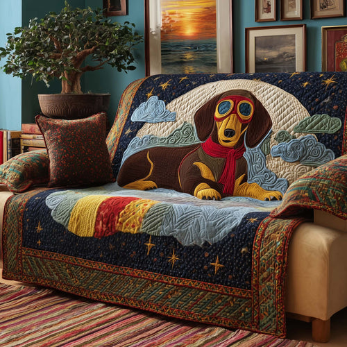 Sky Dreamer Quilted Sofa Cover GFTOQM1122