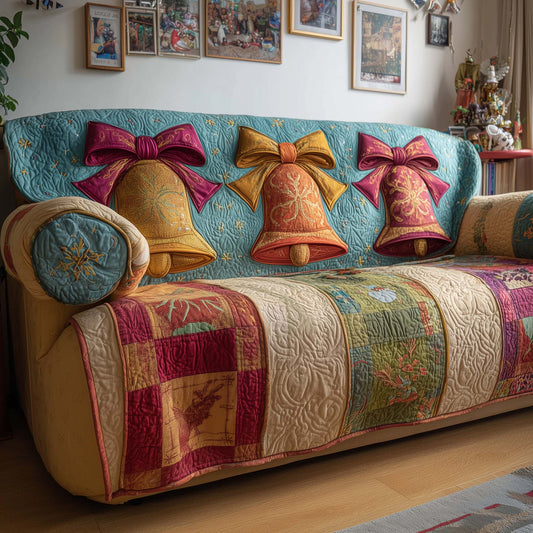 Bell Trio Quilted Sofa Cover GFTOQM1130