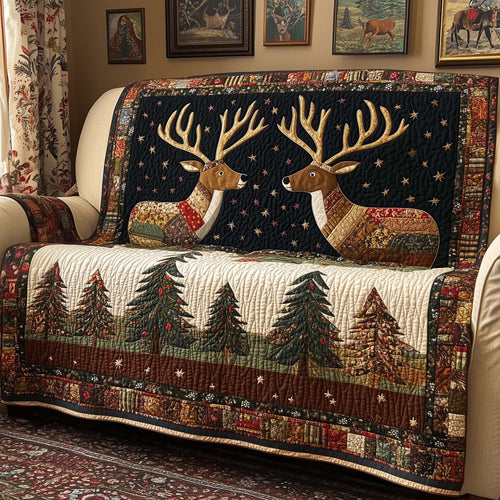 Starry Bucks Quilted Sofa Cover GFTOQM1132