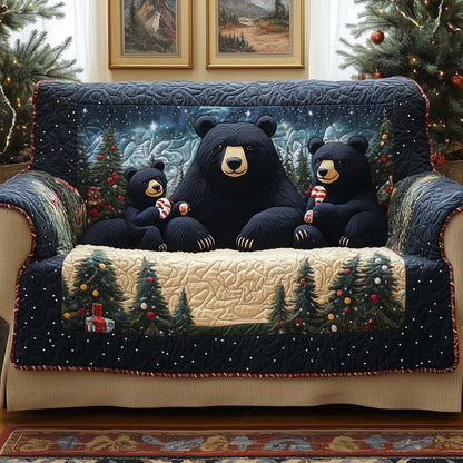 Candy Bears Quilted Sofa Cover GFTOQM1138