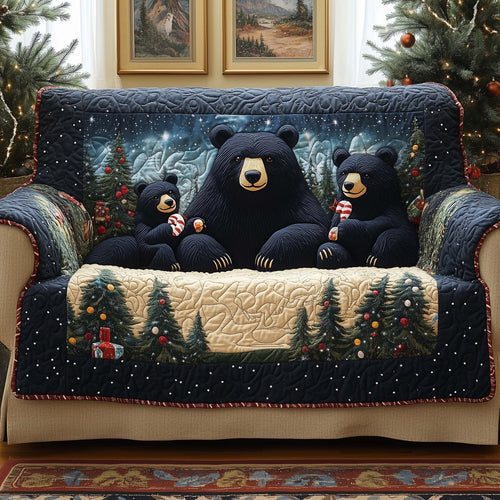 Candy Bears Quilted Sofa Cover GFTOQM1138