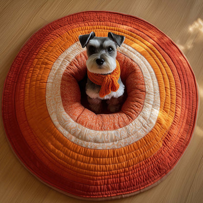 Schnauzer Quilted Round Mat GFTOQM113