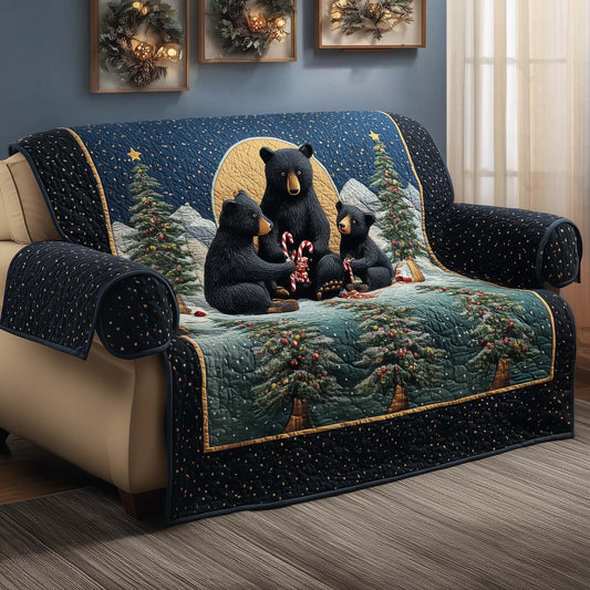 Candy Family Quilted Sofa Cover GFTOQM1149