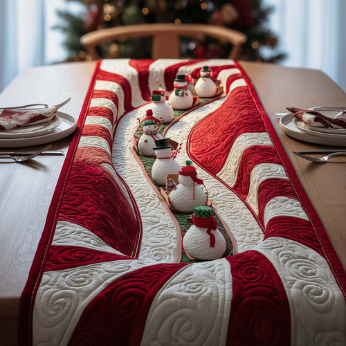 Candy Lane Quilted Table Runner GFTOQM1174