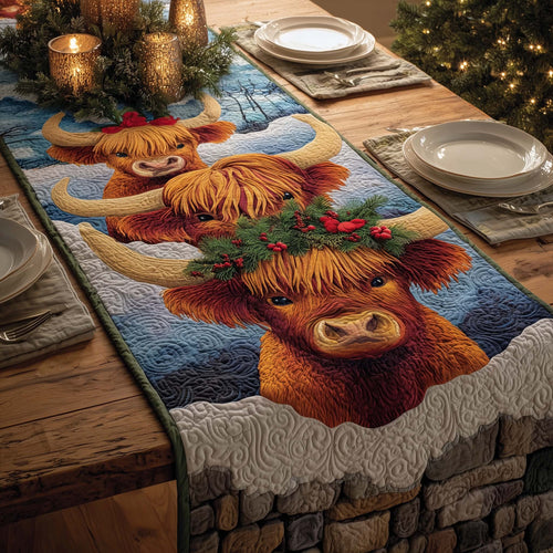 Winter Highlands Quilted Table Runner GFTOQM1186