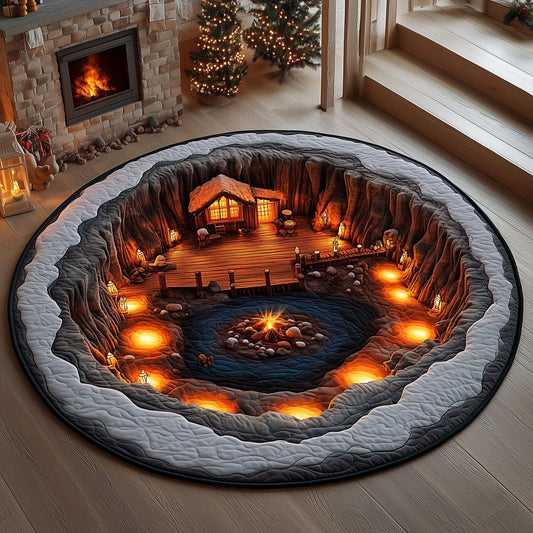 Cavern Glow Quilted Round Mat GFTOQM1196