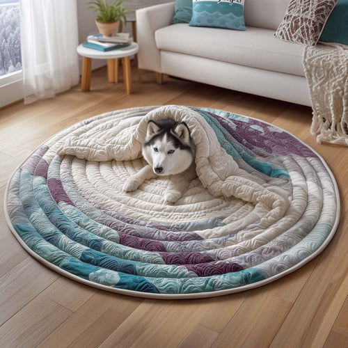 Husky Quilted Round Mat GFTOQM123
