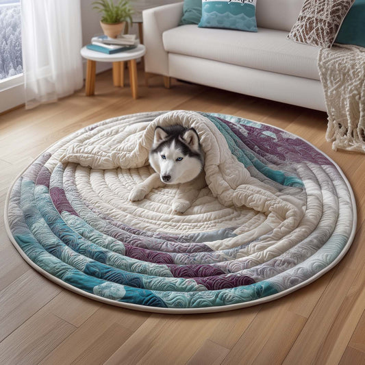 Husky Quilted Round Mat GFTOQM123