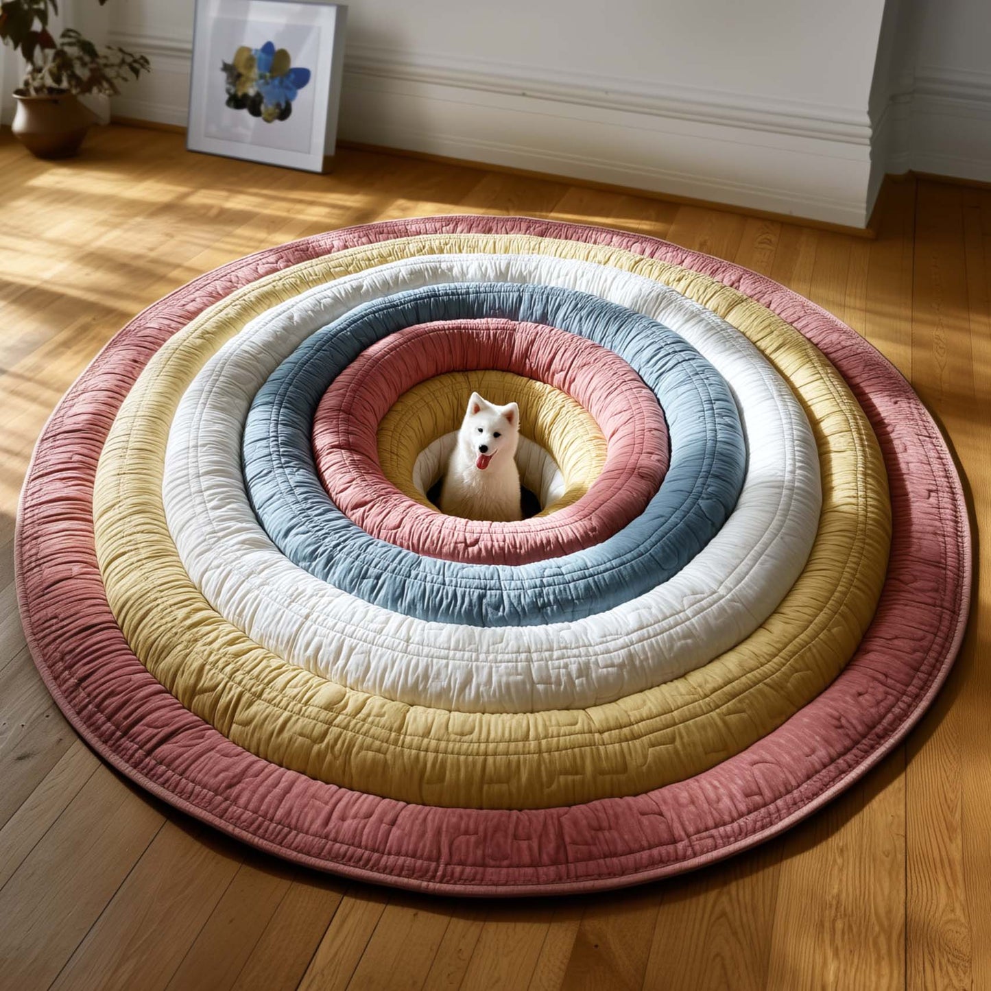 Husky Quilted Round Mat GFTOQM125