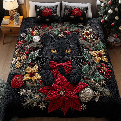 Noel Paws 3-Piece Quilted Bedding Set GFTOQM1282
