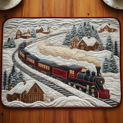 Winter Railway Quilted Placemat GFTOQM1323
