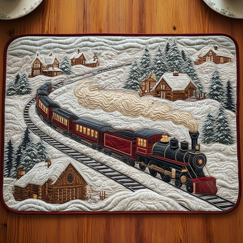 Winter Railway Quilted Placemat GFTOQM1323