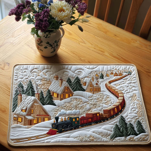 Snowy Village Quilted Placemat GFTOQM1325
