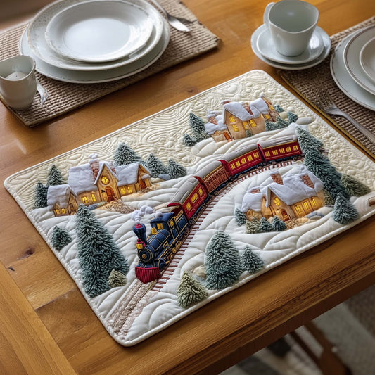 Snowy Village Quilted Placemat GFTOQM1326