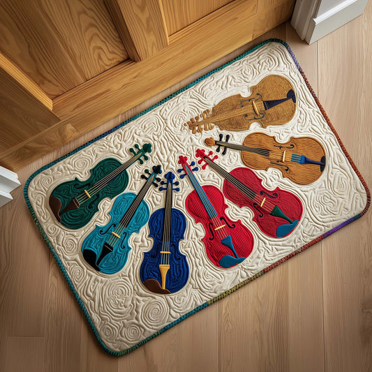 Color Violins Quilted Doormat GFTOQM1348
