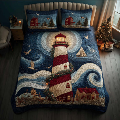 Winter Lighthouse Duvet Cover Set GFTOQM1403