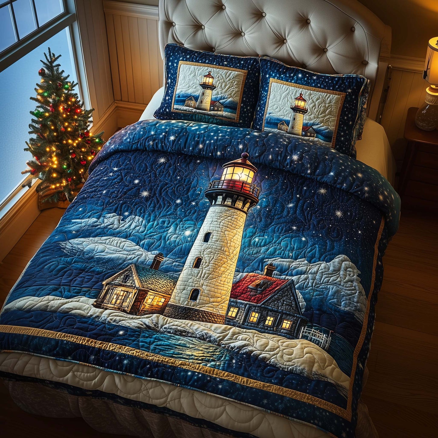 Starry Beacon Duvet Cover Set GFTOQM1408