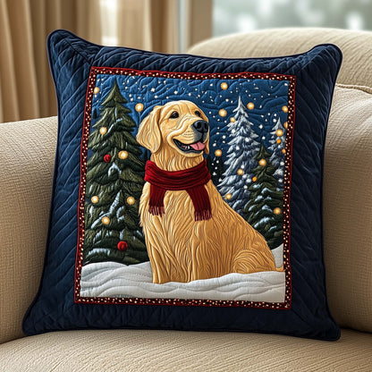 Forest Golden Quilted Pillow Case GFTOQM1460