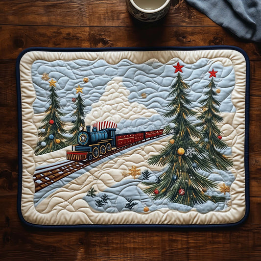 Christmas Train Quilted Placemat GFTOQM1464