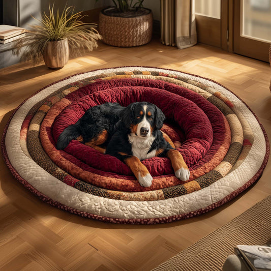 Bernese Quilted Round Mat GFTOQM146