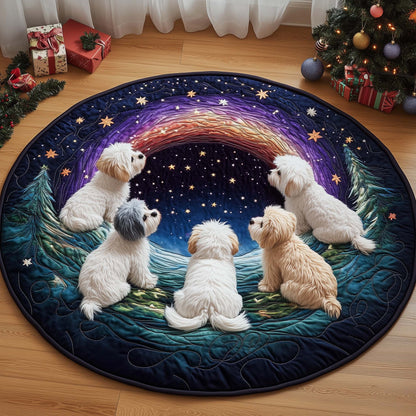 Shih Tzu Quilted Round Mat GFTOQM148
