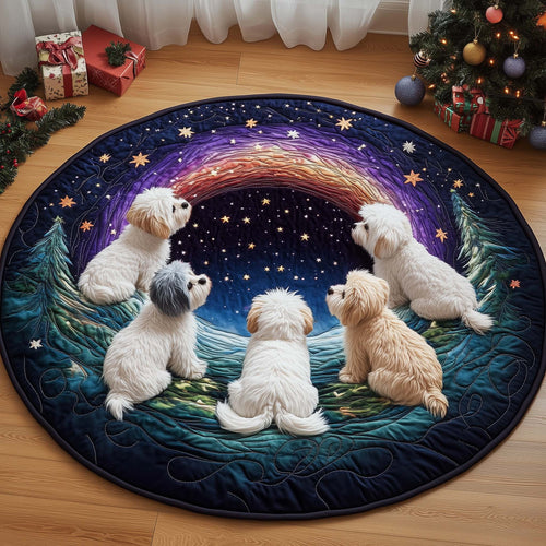 Shih Tzu Quilted Round Mat GFTOQM148