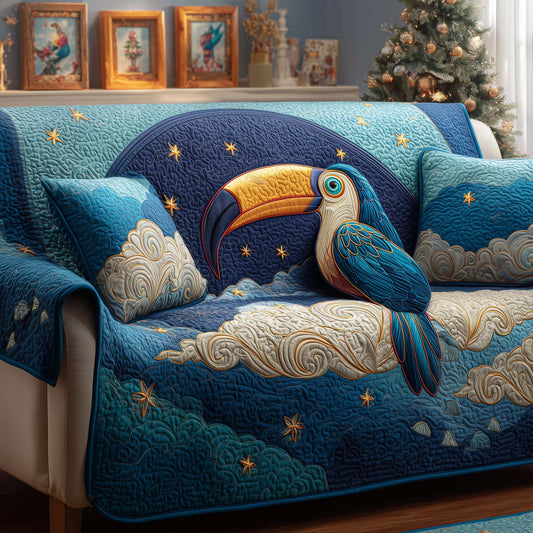 Starry Toucan Quilted Sofa Cover GFTOQM1549