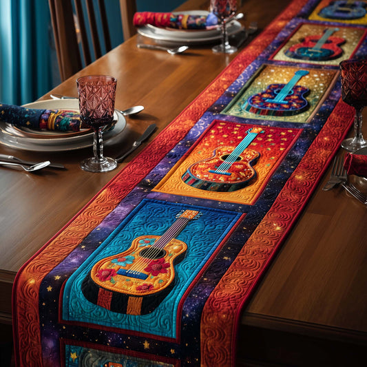 Cosmic Guitars Quilted Table Runner GFTOQM1562