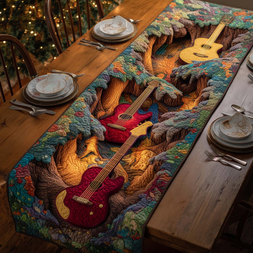 Forest Guitars Quilted Table Runner GFTOQM1565