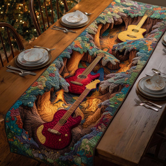 Forest Guitars Quilted Table Runner GFTOQM1565