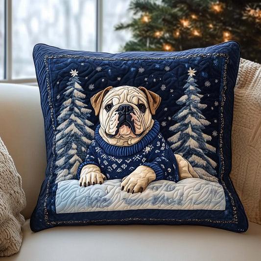 Snowy Sweater Quilted Pillow Case GFTOQM1630