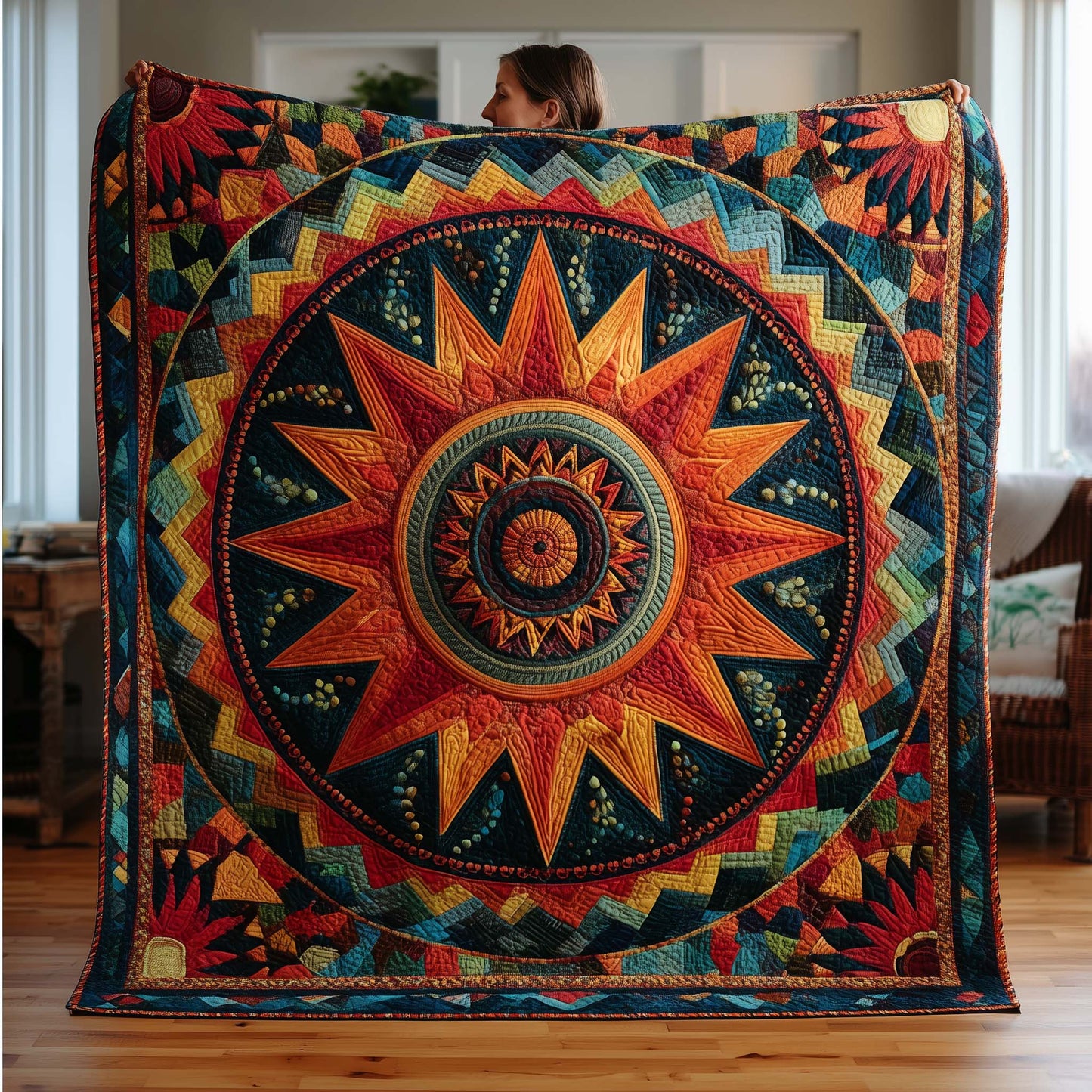 Solar Star Quilted Blanket GFTOQM1643