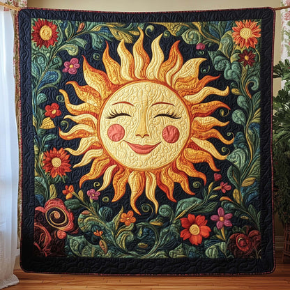Smiling Sun Quilted Blanket GFTOQM1644