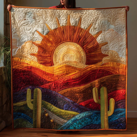 Desert Sunrise Quilted Blanket GFTOQM1645