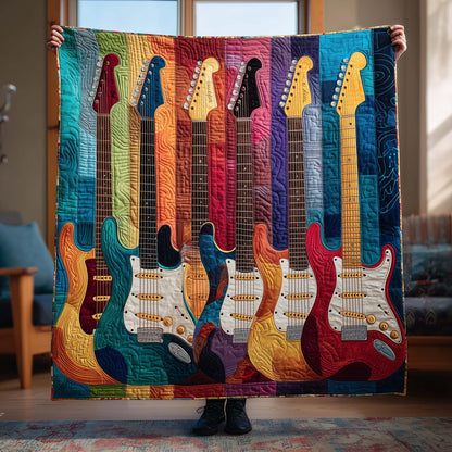 Electric Lineup Quilted Blanket GFTOQM1647